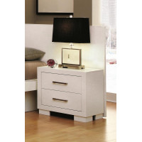 Coaster Furniture 202992P Jessica Nightstand Panels White (Set of 2)